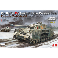 Ryefield 5033 1/35 Pz.kpfw.IV Ausf.J late production /Pz.beob.wg.IV Ausf.J w/workable track links