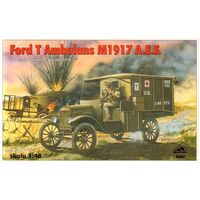 RPM 48001 1/48 Ford T - Ambulance M.1917 A.E.F. Plastic Model Kit