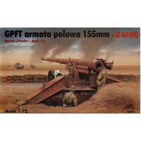 RPM 72602 1/72 GPFT Field gun 155mm-K419(f) Africa 1941 Plastic Model Kit