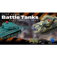 Toys 2.4 Ghz Battle Tanks W/Lights & Sounds