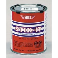 Sig Stix-It Heat Act. Adhesive 8 Oz