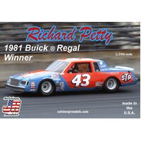 Salvinos J R RPB1981D 1/24 Richard Petty #43 Buick Regal 1981 Winner Plastic Model Kit