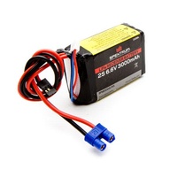 Spektrum 3000mAh 2S 6.6V LiFe Receiver Battery - SPMB3000LFRX