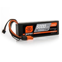 Spektrum 5000mah 2S 7.4v 100C Smart Hard Case LiPo Battery with IC3 Connector - SPMX50002S100H3