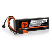 Spektrum 5000mah 2S 7.4v 50C Smart Hard Case LiPo Battery with IC5 Connector