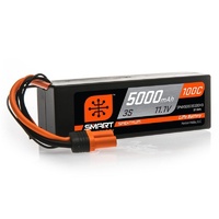 Spektrum 5000mah 3S 11.1v 100C Smart Hard Case LiPo Battery With IC3 Connector - SPMX50003S100H3
