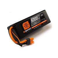 Spektrum 5000mah 3S 11.1v 30C Smart Hard Case LiPo Battery with IC3 Connector - SPMX50003S30H3