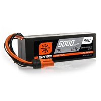Spektrum 5000mah 3S 11.1v 50C Smart Hard Case LiPo Battery with IC3 Connector