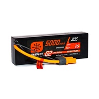 Spektrum 5000mAh 2S 7.4V 30c Smart G2 Hard Case LiPo Battery with IC5 Connector - SPMX52S30H5