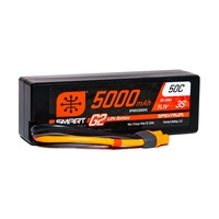 Spektrum 5000mAh 3S 11.1V 50c Smart G2 Hard Case LiPo Battery with IC3 Connector - SPMX53S50H3