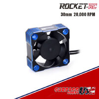 Surpass Hobby Rocket Aluminium cooling fans 30x30mm 28000RPM @5.8V-8.4V Black & Blue