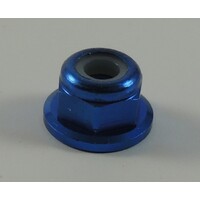 SWORKz Self Locking Nut+Washer Aluminium M3 blue (10)
