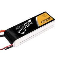 Tattu 6000mAh 35C 11.1V Soft Case Lipo Battery (EC5 Plug)