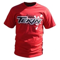 Tekin Logo T-Shirt Red LG, Final Clearance