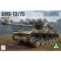TAKOM 1/35 FRENCH LIGHT TANK AMX-13/75 WITH SS-11 ATGM 2 IN 1 PLASTIC MODEL KIT 2038