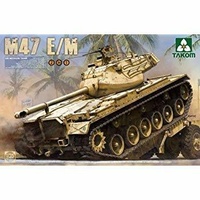 Takom 2072 1/35 US Medium Tank M47 E/M 2 in 1 Plastic Model Kit