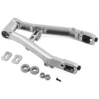 Treal Hobby Losi Promoto Adjustable CNC Aluminum Swingarm (Silver)