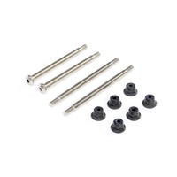 TLR Outer Hinge Pins, 3.5mm, Electro Nickel (2), 8X