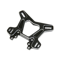TLR Front Shock Tower, Black, Aluminum, 8X/8XE