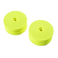 TLR Front Wheel, Yellow, 2pcs, 22X-4 TLR43021