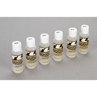 TLR Silicone Shock Oil 2oz 6pk, 17.5, 22.5, 27.5, 32.5, 37.5, 42.5wt
