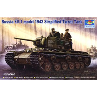 Trumpeter 00358 1/35 Russian KV-1 Model 1942 Simplified Turret Tank