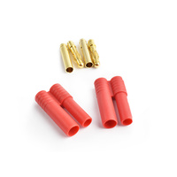 4.0mm gold connector w/housing(Short) 2pcs/bag