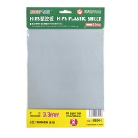Master Tools 0.3mm Hips Plastic Sheet A4Size *
