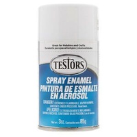 Testors Enamel Spray Gloss White 85Gm Spray *
