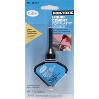Testors 29.5Ml Non-Toxic Plastic CementW/Applic
