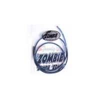 Team Zombie 14AWG Silver Silicone Wire Black