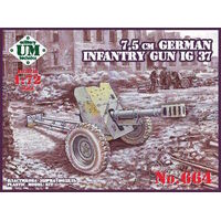 UM-MT 664 1/72 7,5cm German Infantry gun Plastic Model Kit