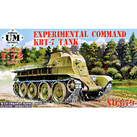 UM-MT 679 1/72 Experimental Command KBT-7 tank Plastic Model Kit