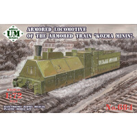 UM-MT 684 1/72 Armored Lokomotive of the armored train "Kozma Minin" Plastic Model Kit