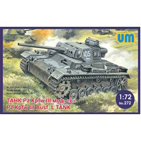 Unimodel 272 1/72 Tank PanzerIII Ausf L with protective screen Plastic Model Kit