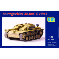 Unimodel 281 1/72 Sturmgeschutz 40 Ausf.G early Plastic Model Kit