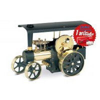 Wilesco 00406 D 406 Steam Traction Engine black/brass
