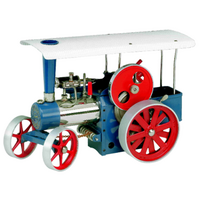Wilesco 00415 D 415 Steam Traction Engine, blue