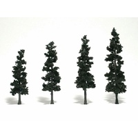 Woodland Scenics 4In - 6In Rm Real Pine4/Pk *