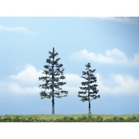 Woodland Scenics 4In - 5 1/4In Prem Pine2/Pk