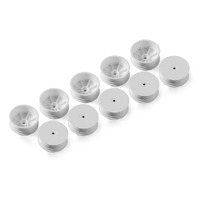 XRAY 2WD FRONT WHEEL AERODISK WITH 12MM HEX - WHITE 10 PACK - XY329900