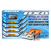 XRAY ANTI-ROLL BAR FRONT 2.2 MM - XY342462