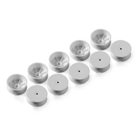 XRAY 4WD FRONT WHEEL AERODISK WITH 12MM HEX IFMAR - WHITE (10) - XY369902-M