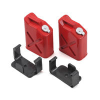 Yeah Racing 1/10 Crawler Scale "Jerry Can" Accessory Set (Fuel Cans) (Red)