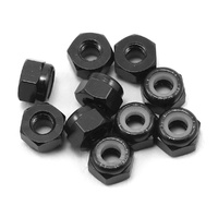 Yeah Racing 3mm Aluminum Lock Nut (10) (Black)
