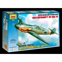 Zvezda 4802 1/48 Bf-109 F2 Plastic Model Kit