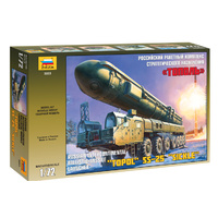 Zvezda 5003 1/72 Ballistic Missile Launcher "Topol" Plastic Model Kit