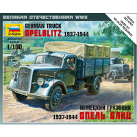Zvezda 6126 1/100 German 3t Truck Plastic Model Kit