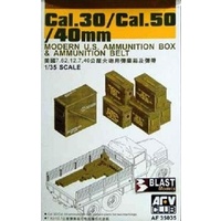 AFV Club AF35035 1/35 Cal.30/Cal.50/40mm AMMO BOX