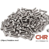 CHR Stainless Steel Screws Cap Head 3mmx10mm (10pcs)